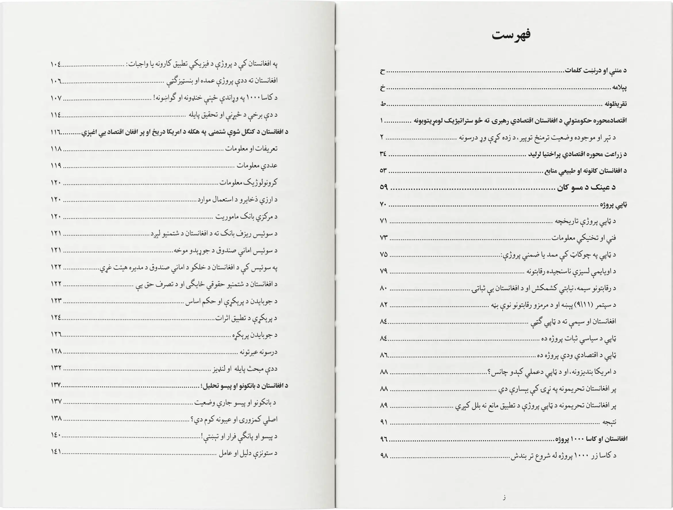 04__Book TOC – Economic Governance Book TOC - Afghanistan Economic Based Governance